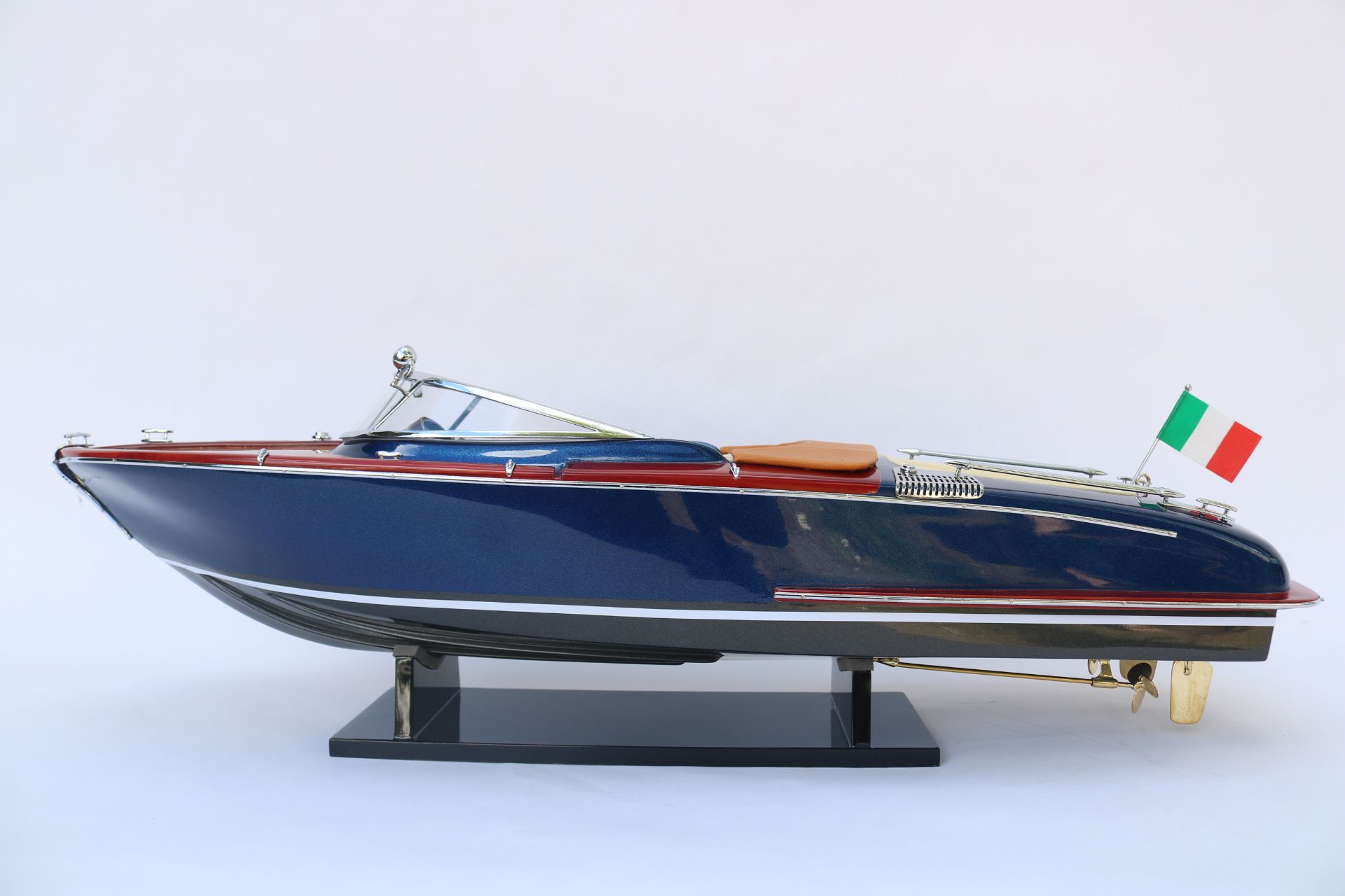 RIVA DARK BLUE MODEL SHIP - 27"