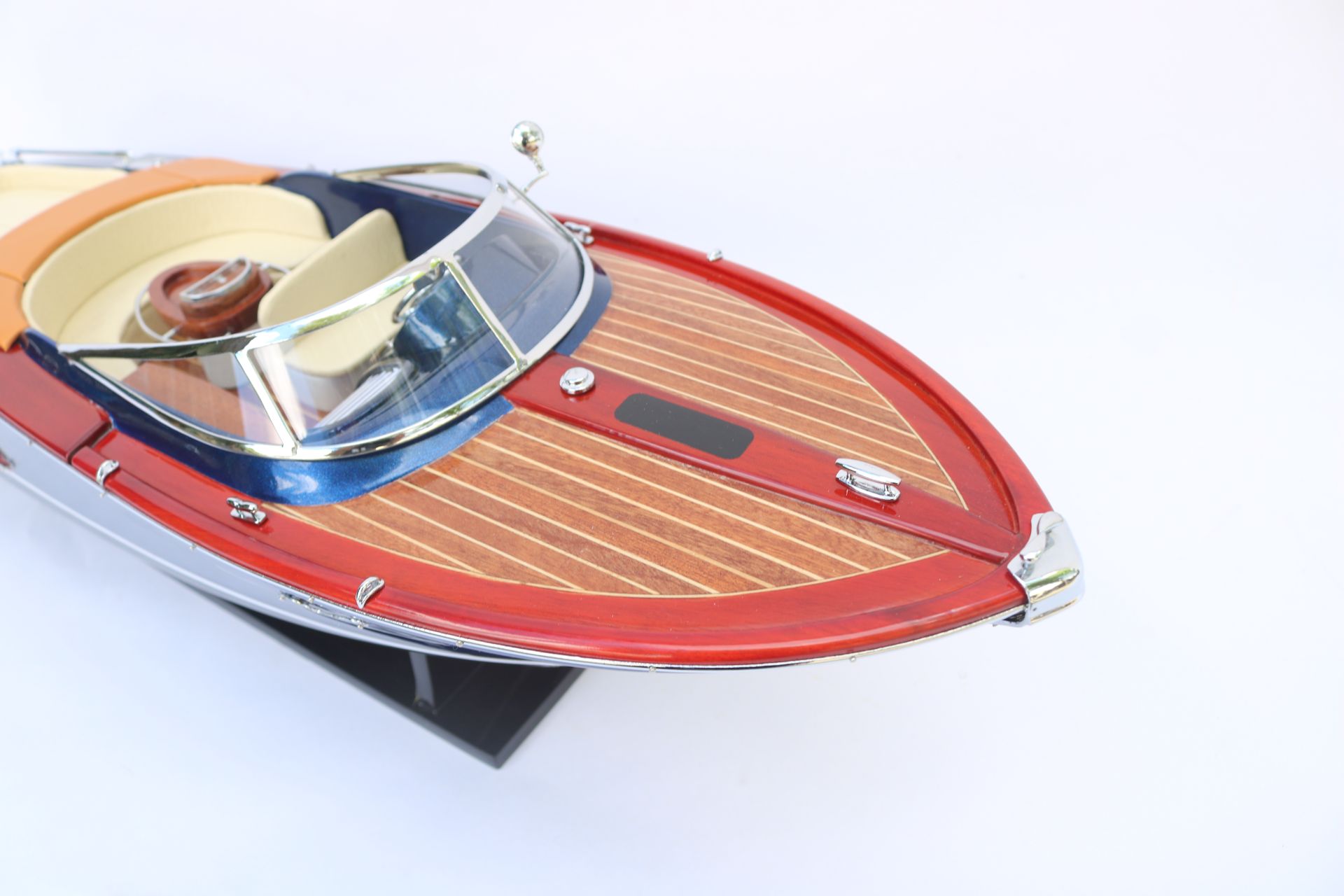 RIVA DARK BLUE MODEL SHIP - 27"