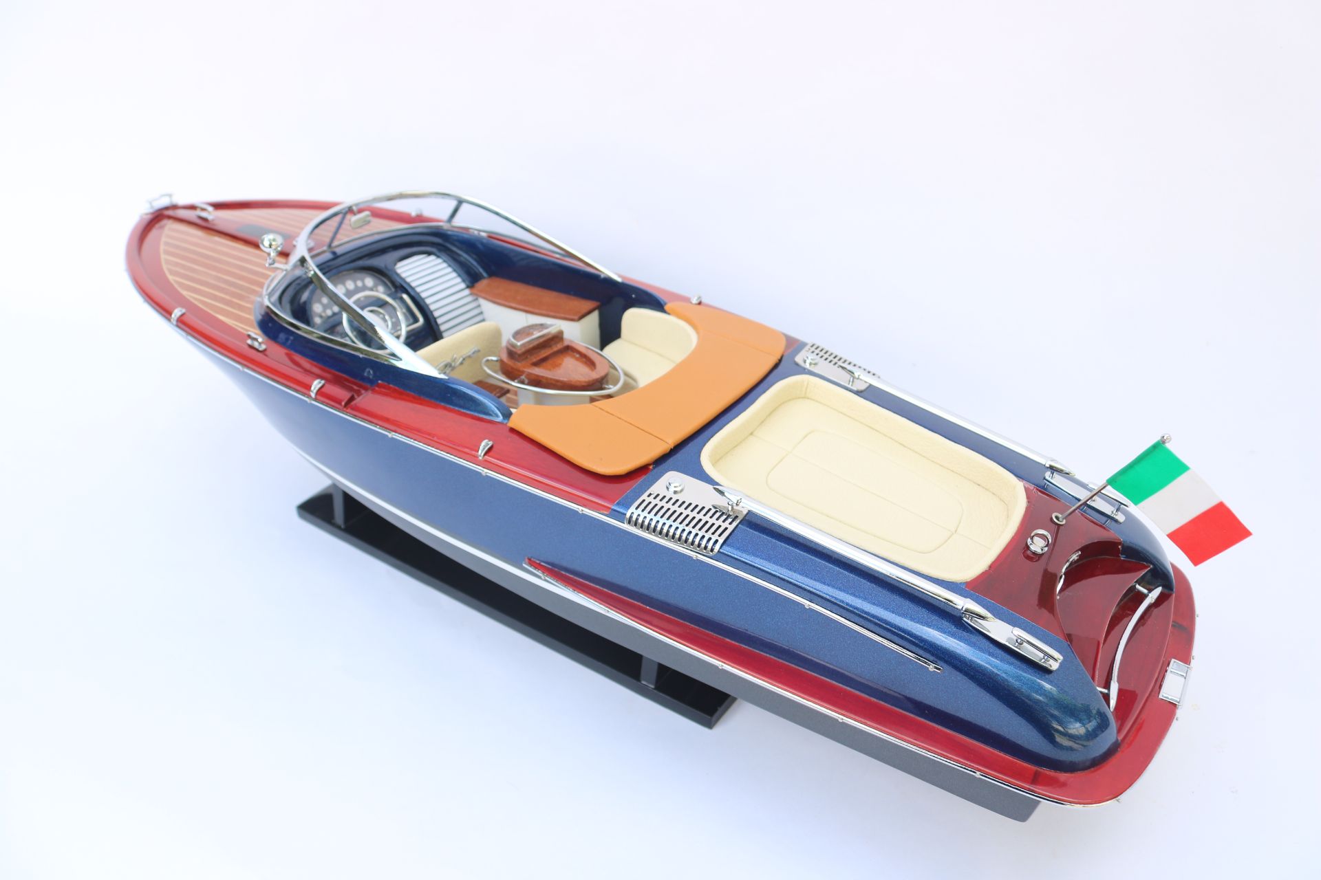 RIVA DARK BLUE MODEL SHIP - 27"